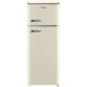 Omnys Retro Ψυγείο Δίπορτο 206lt Υ141.4xΠ55xΒ57εκ. Μπεζ WNT-EPQ10825C